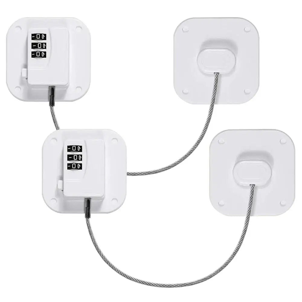 1PCS Baby Safety Refrigerator Lock With Keys or Coded Lock Infant Security Cabinet Locks Sliding Closet Door Locks