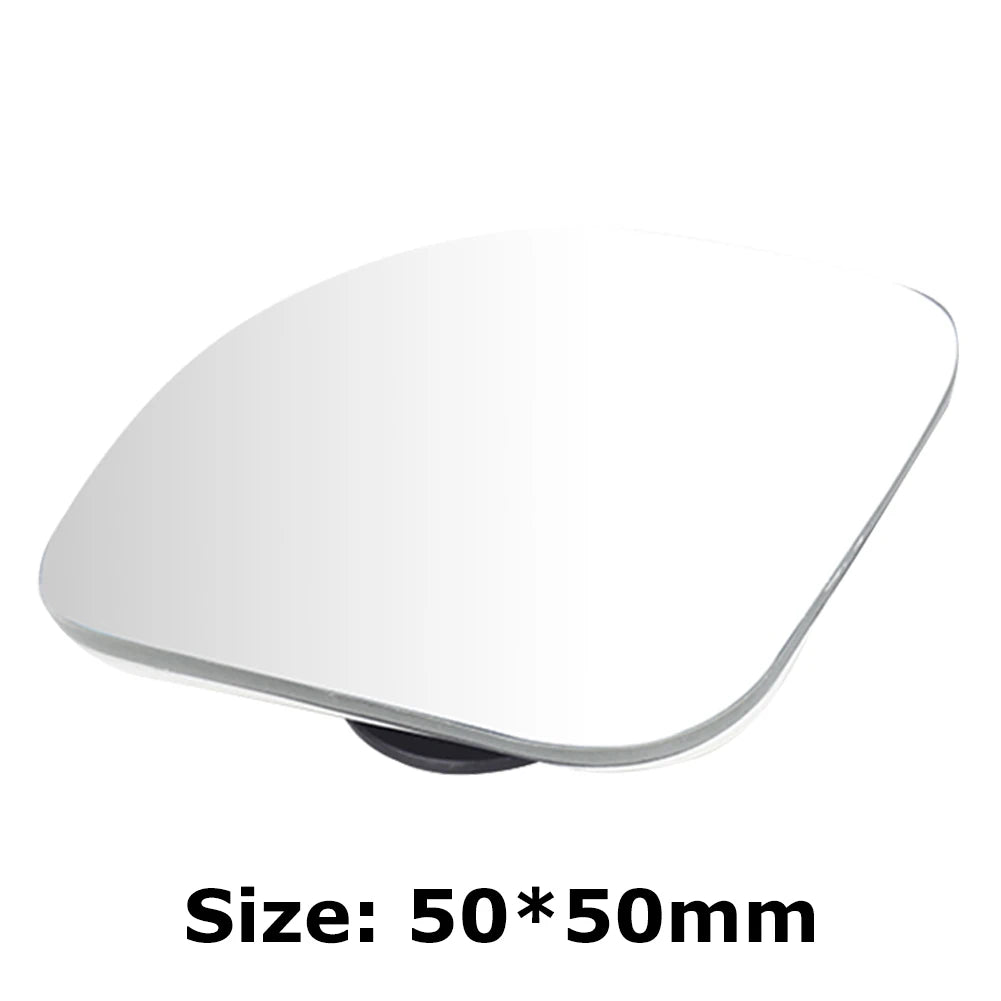 2pcs Car Mirror HD Convex Mirror Blind Spot Wide-angle 360 Degree Adjustable Clear Rearview Auxiliary Safety Driving Mirrors