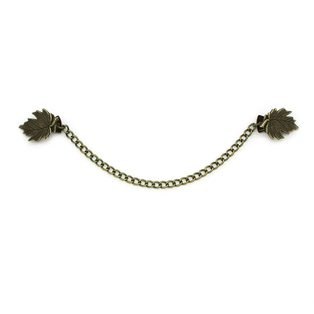 Clothing Accessories Retro Suit Brooch Grace Korean Gentleman Tassel Brooch Trend Fashion Suit Shirt Collar Chain For Men