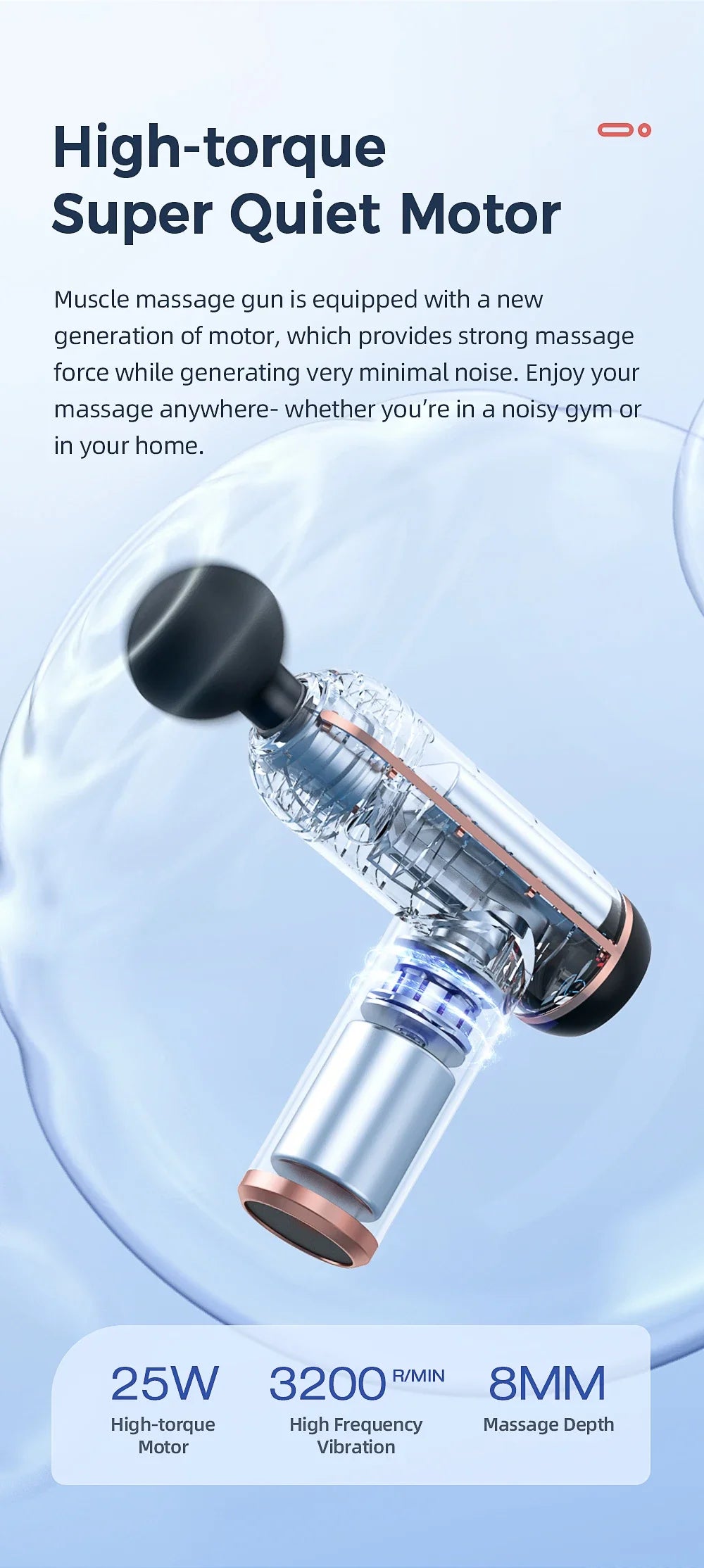 NEW Massage Gun Portable Percussion Pistol Massager For Body Neck Deep Tissue Muscle Relaxation Gout Pain Relief Fitness