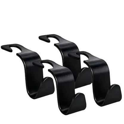 4PCS Universal Car Seat Headrest Hook For Auto Back Seat Storage Organizer Hanger Storage Holder For Handbag Purse Bags Coats