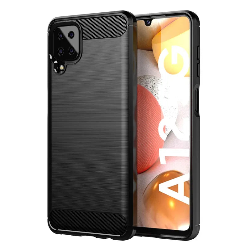 For Samsung Galaxy A12 Case Samsung Galaxy A12 A14 A23 A53 A34 A54 5G Case Cover Shockproof Brushed TPU Cover Samsung Galaxy A12