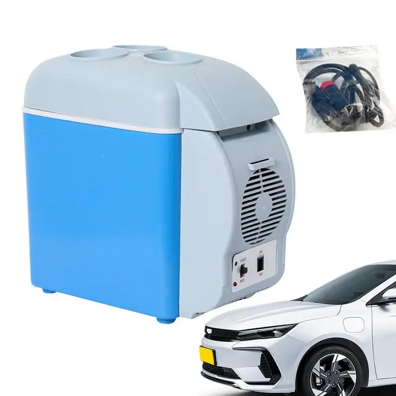 Portable Refrigerator Car Travel Electric Fridge 7.5L 12V Quiet Double-Mode Refrigerator For Bedroom RV Kitchen Camping