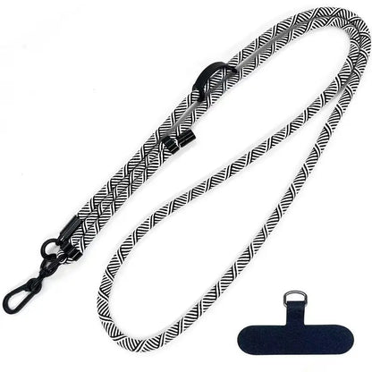 150cm length crossbody lanyard adjustable phone rope neck strap string sling with tether pad