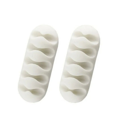 Cable Clips Cord Organizers Holder Adhesive Silicone Desk Winder Cable Holder Desktop Wire Wrapped Office Accessories gift