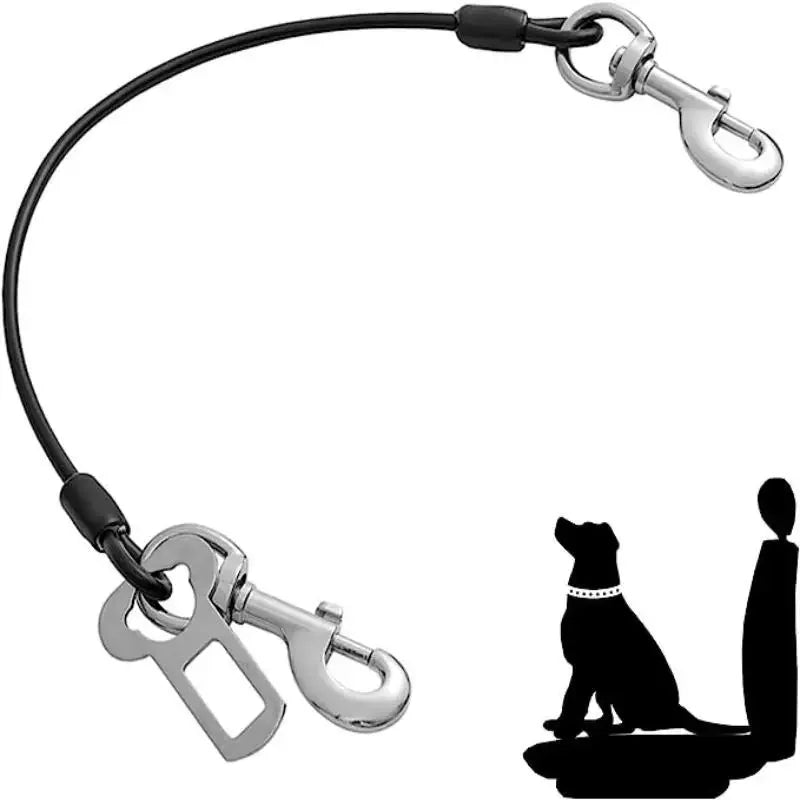 1Pc Chew-Proof Dog Car Harness Durable,Comfy & Secure Seat Belt for Small/Medium Dogs-A Pet Travel Essential