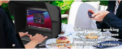 Portable Outdoor Laptop Sun Shade Universal Foldable Laptop Case Bag Hood Shading Tent Laptop Tablet Waterproof Dustproof Shield