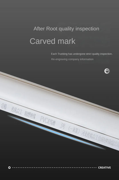 Home Office Data Line Fixed Box Finishing Storage Box Family Wall Cable Sleeve Management Organizer Protector Track Storage Box