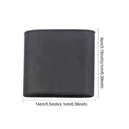 2pcs Non-Slip Silicone Soccer Sock Sleeves - Fit, Durable Grip for Athletes, Perfect for Football & Sports, Black - For Football