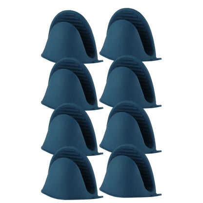 Oven Mitts Rubber Oven Mitts Silicone Potholders Mini Oven Mitts Kitchen Mittens Pinch Mitts for Kitchen Cooking Baking Gloves