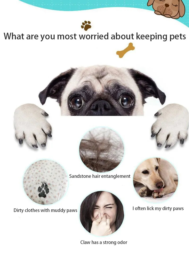 Paw Plunger Pet Paw Cleaner Soft Silicone Foot Cleaning Cup Portable Cats Dogs Paw Clean Brush Home Practical Supplies