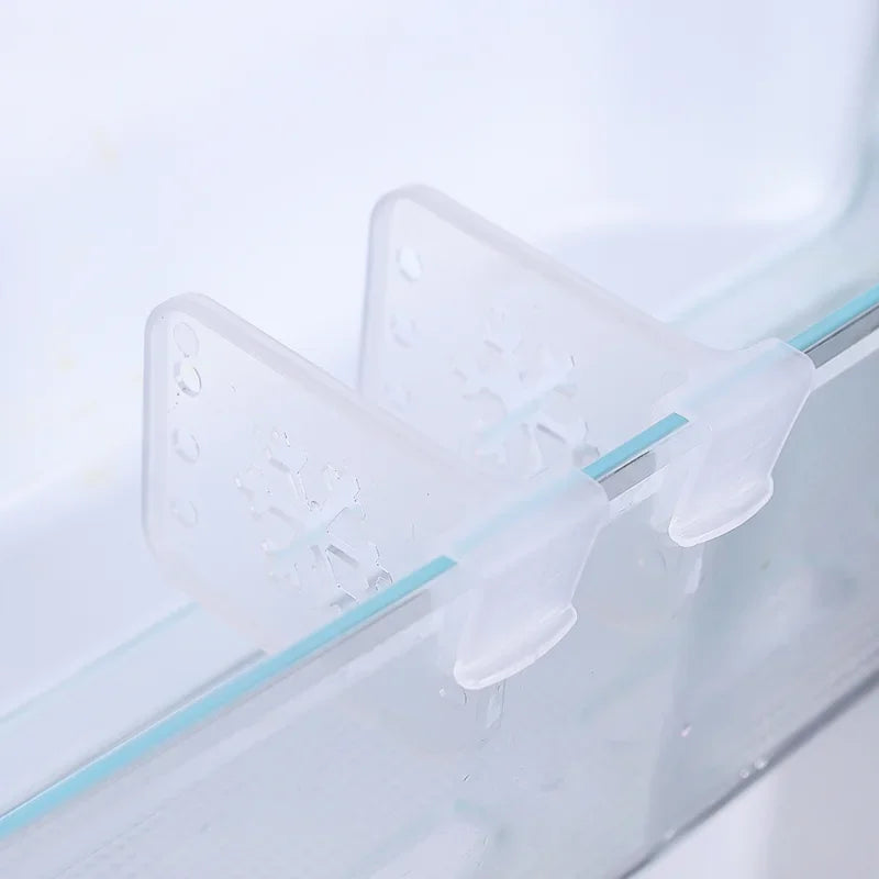 Plastic Fridge Separator Refrigerator Shelf Dividers Clip Extendable Partition Kitchen Bottles Shelves Home Organization Tools