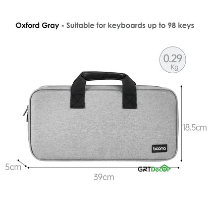 Tech Pouch Organizer for Keyboard Within 82-108 Key Mechanical Keyboard Storage Bag Organizer Travel Tech Pouches Dust Cover