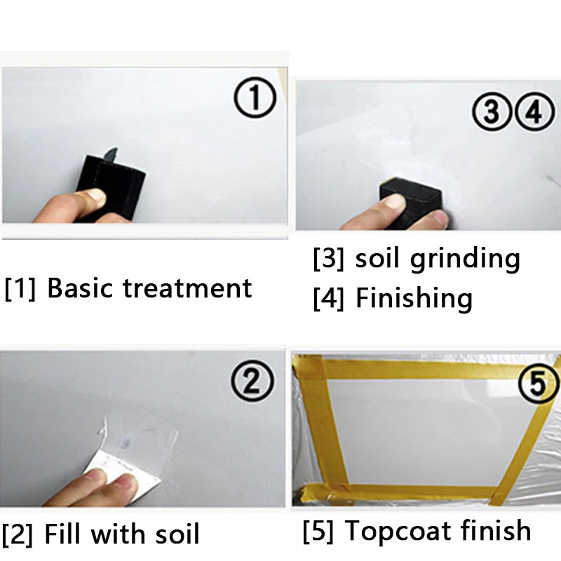 Automobile Refinishing Coating Painting Scratch Repair Putty Filler Quick Drying Car Body Smooth Repair Tool Set Car Accessories