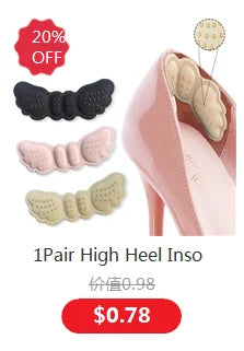 Half Insoles for Shoes Inserts Forefoot Insert Non-slip Sole Cushion Reduce Shoe Size Filler High Heels Pain Relief Shoe Pads