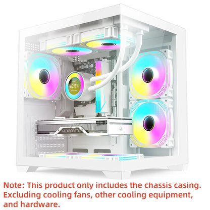 MANMU Hot Selling Gaming Computer MATX Cases pc Tempered Glass Case pc Computer Gaming Matx Computer Case