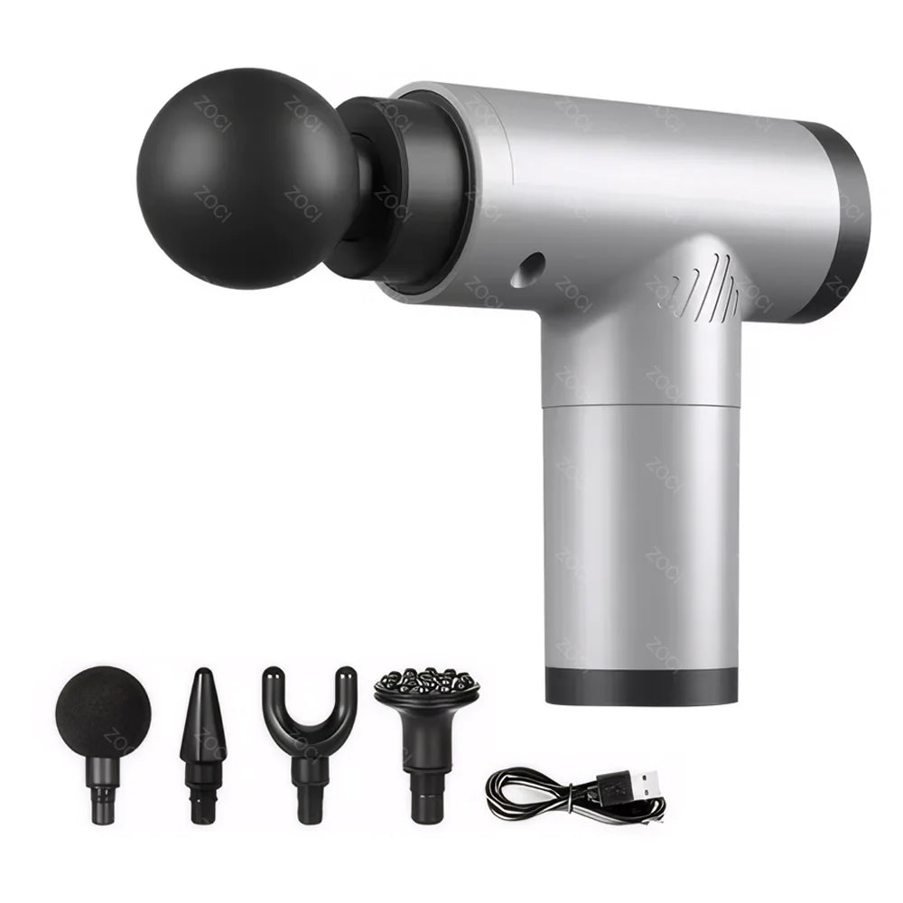 Portable Mini Fascia Gun Handheld Massage Gun Vibration Muscle Massager Deep Tissue Massager for Body Back Neck Leg Foot