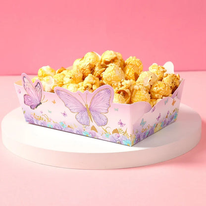 Butterfly Party Snack Tray Butterfly Birthday Party Decoration Kids Girls Birthday Party Supplies Baby Shower Party Decoration