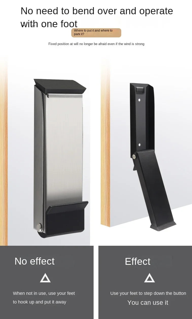 Door Stopper Door-entry Windproof Stopper Door Stopper Anti-collision Safety Door Stoppers Home MagnetDoor Stapper