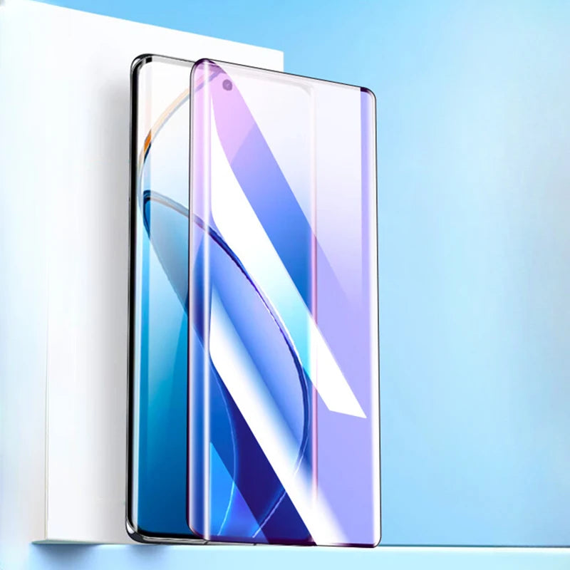 9H Tempered Glass For Realme 12 Pro Plus 3D Curved Screen Protector On Realme12 Pro+ 12+ 12ProPlus Clear Anti Blue Light Glass