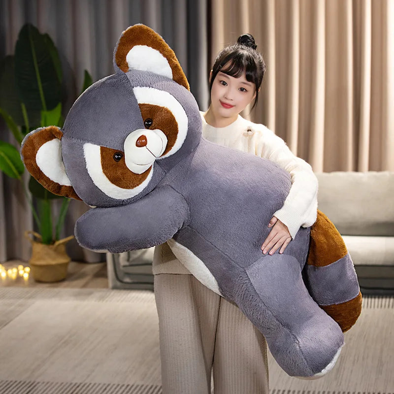 Plush Raccoon Doll Toy Appease Toys Adorable Bedroom Decor Red Panda Plush Toy Christmas Gift