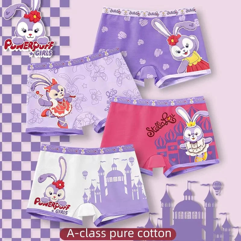 Children's Pure Underwear Boys And Girls Princess Cartoon Underwear Cartoon Sweet Cute Babys Briefs