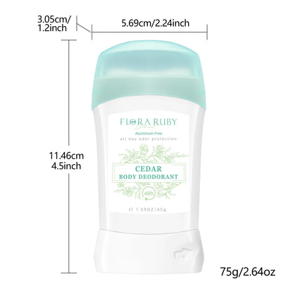 Men Sandalwood Deodorant Stick Anti Sweating Keep Drying Lasting Fragrance Remove Armpit Odor Underarm Refresh Sticks Refresh