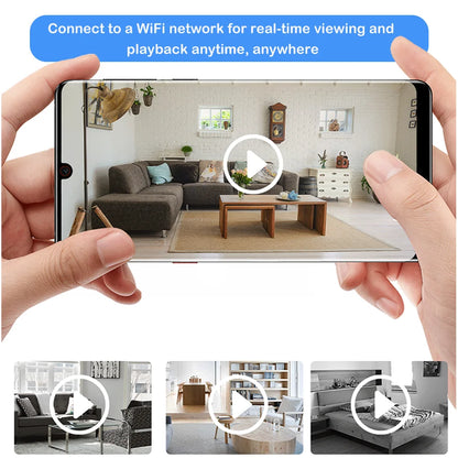 Mini Smart Home Security Camera Indoor Wireless WiFi Remote View Outdoor waterproof Camera Human Detection Sleep standby