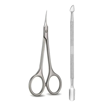 Stainless Steel Manicure Scissors for Nail Care Cuticle Nipper Dead Skin Remover Scissors Nail Art Cuticule Cutter Beauty Tool
