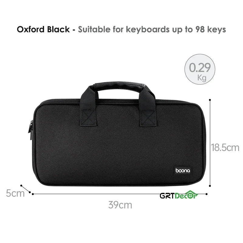 Tech Pouch Organizer for Keyboard Within 82-108 Key Mechanical Keyboard Storage Bag Organizer Travel Tech Pouches Dust Cover