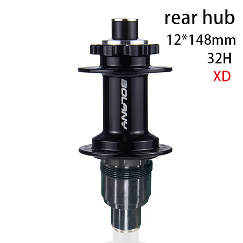 BOLANY Boost Cube Hubs 110x15 148x12 Mountain Bike Hub XD/HG/MS 32 Hole Thru Bicycle Bearing Hubs Bicycle Accessories