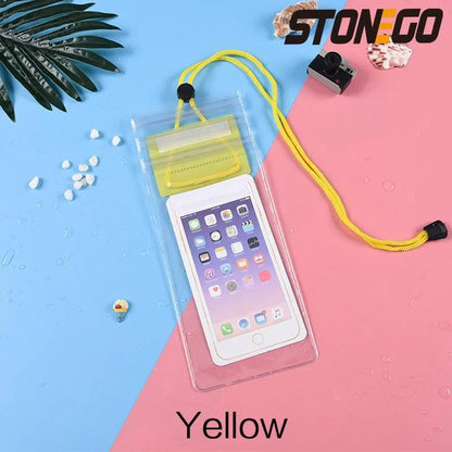Transparent Mobile Phone Waterproof Bag Universal Mobile Phone Case for Swimming Diving Outdoor Mobile Phone Waterproof Pouch