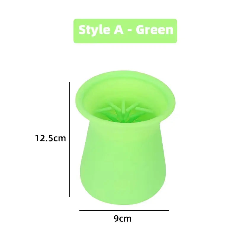 Tbelix Dog Paw Cleaner Cup Soft Silicone Foot Clean Brush Portable Pet Dogs Dirty Foot Wash Foot Cleaning Bucket Foot Wash Tools
