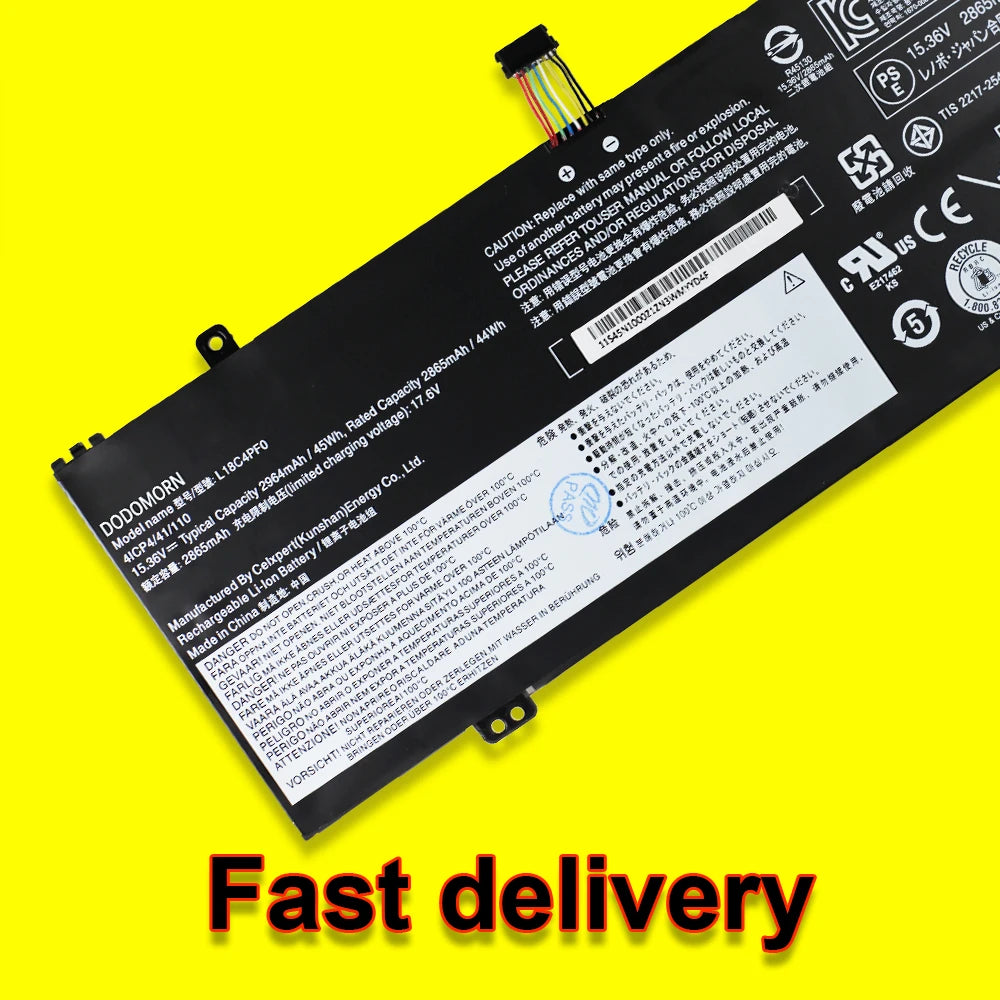 NEW Laptop Battery For Lenovo ThinkBook 14S-IWL V540S Pro-13 14IWL S540-14-IWL L18C4PF0 L18M4PF0 L18D4PF0