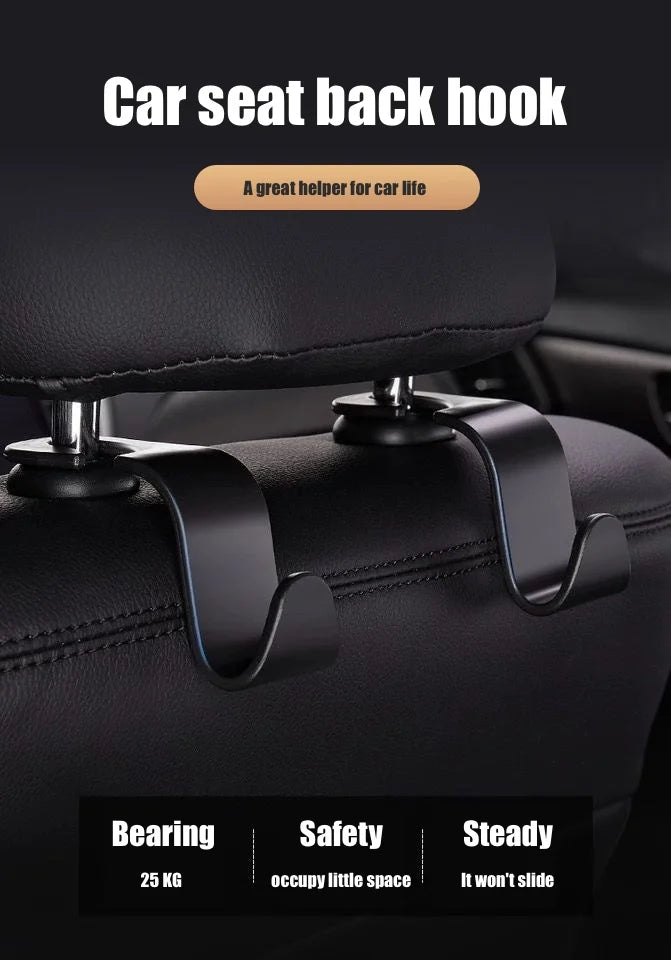 Car headrest hooks Multi-functional seat hooks Car storage equipment Car interior accessories