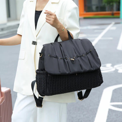 Diaper Bag Large Diaper Backpack Stylish Toddler Baby Maternity Bags Travel Backpacks with Insulated Pockets Changing Pad Stroll