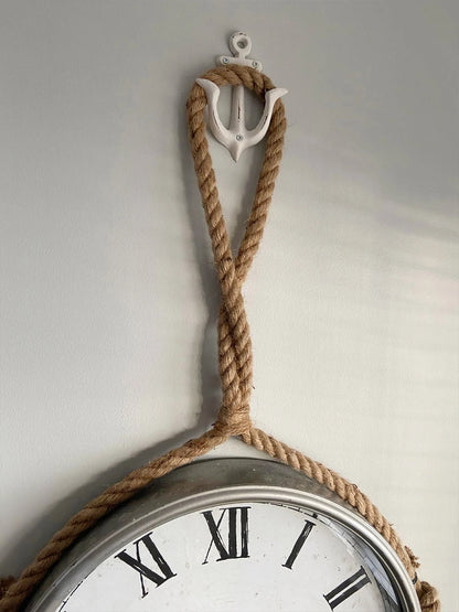 Cast Iron Nautical Anchor Wall Hooks Coastal Theme Decorative Hooks Towel Hanger Jacket Holder Unique Key Hooks Backpack Racks