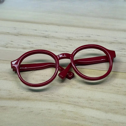 LABUBU 17cm Doll 6.5cm Transparent Glasses Stylish Sunglasses for 1/8 -1/4 BJD Doll Accessories