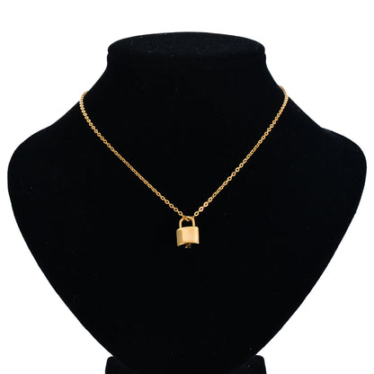 New Style Stainless Steel Small Pad Lock Cremation Ashes Urn Necklace Jewelry Keepsake Pendant Lock Memorial Jewelry