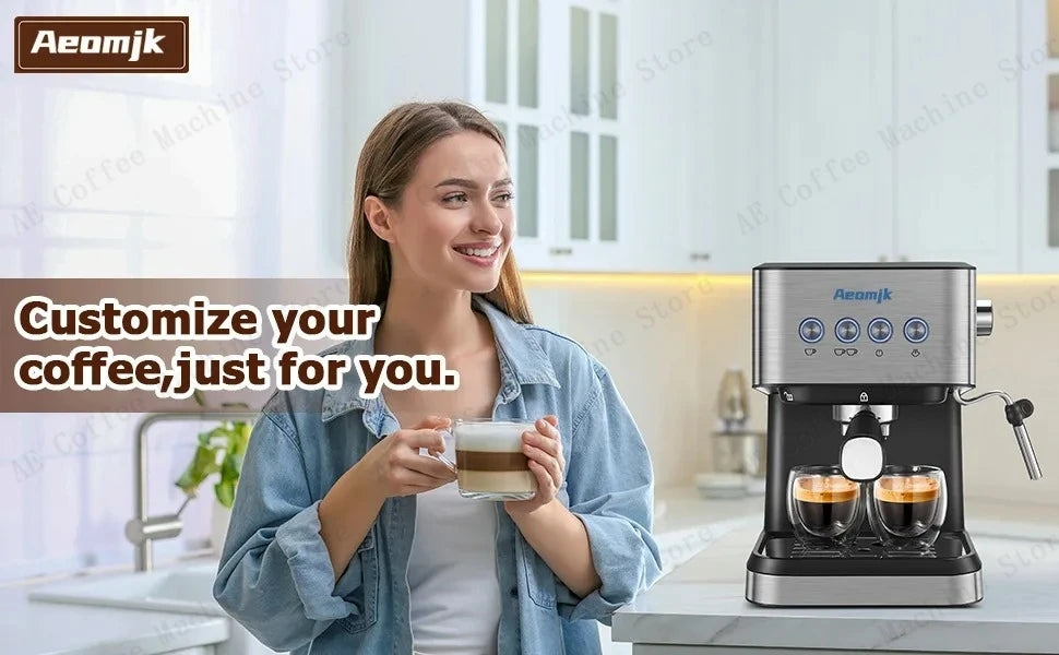 Professional Barista Coffee Maker Fully Automatic Coffee Machine Espresso Machines Automatic Multifunctional Milk Frother
