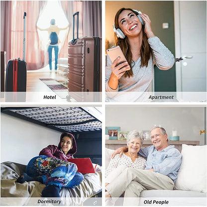 Portable Hotel Door Lock Live Alone Self-Defense Door Stop Travel Anti-Theft Door Stopper Childproof Door Lock Safety Home Latch