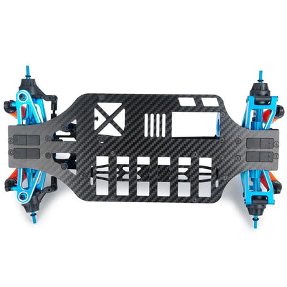 1/10 Carbon fiber Car Frame For 1/10 TT02 Aluminum Alloy / Plastic Chassis Frame  RC Car Part