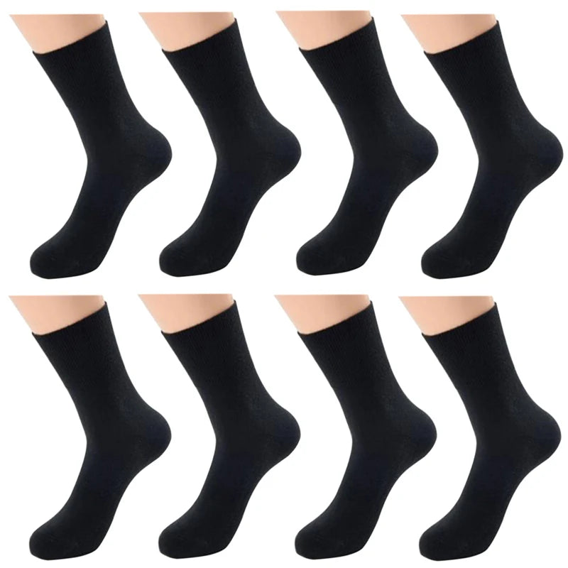 8 Pairs/Lot Diabetic Socks Men and Women Non Binding Loose Top for Diabetes Patients Swollen Feet Bamboo Cotton Material