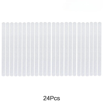 6/12/24/40 Pcs Anti Slip Strips Shower Stickers Colored Non Slip Bath Safety Strips for Bathtub Shower Stairs Floor
