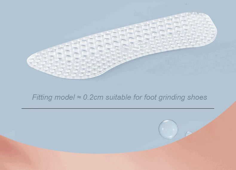 Upgrade Silicone Heel Stickers Heels Grips for Women Men Anti Slip Heel Cushions Non-Slip Inserts Pads Foot Heel Care Protector