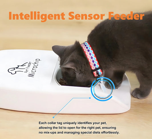 NEW Smart Microchip RFID Pet Feeder Bowl For Cats Dog And Multi Pets Homes Intelligent Automatic Timed Cat Food Dispenser