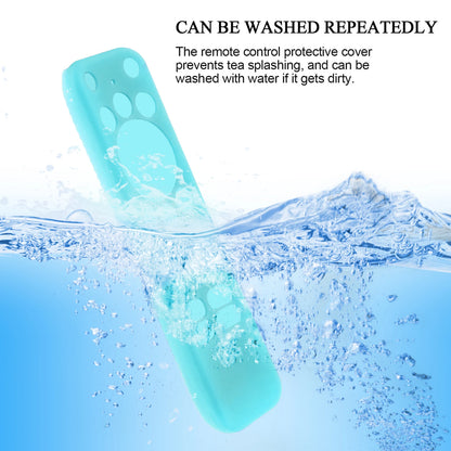 Protective Covers Fit for Onn Android TV 4K UHD Streaming Device 2K Streaming Stick Remote Anti-Slip Silicone Case with Lanyard