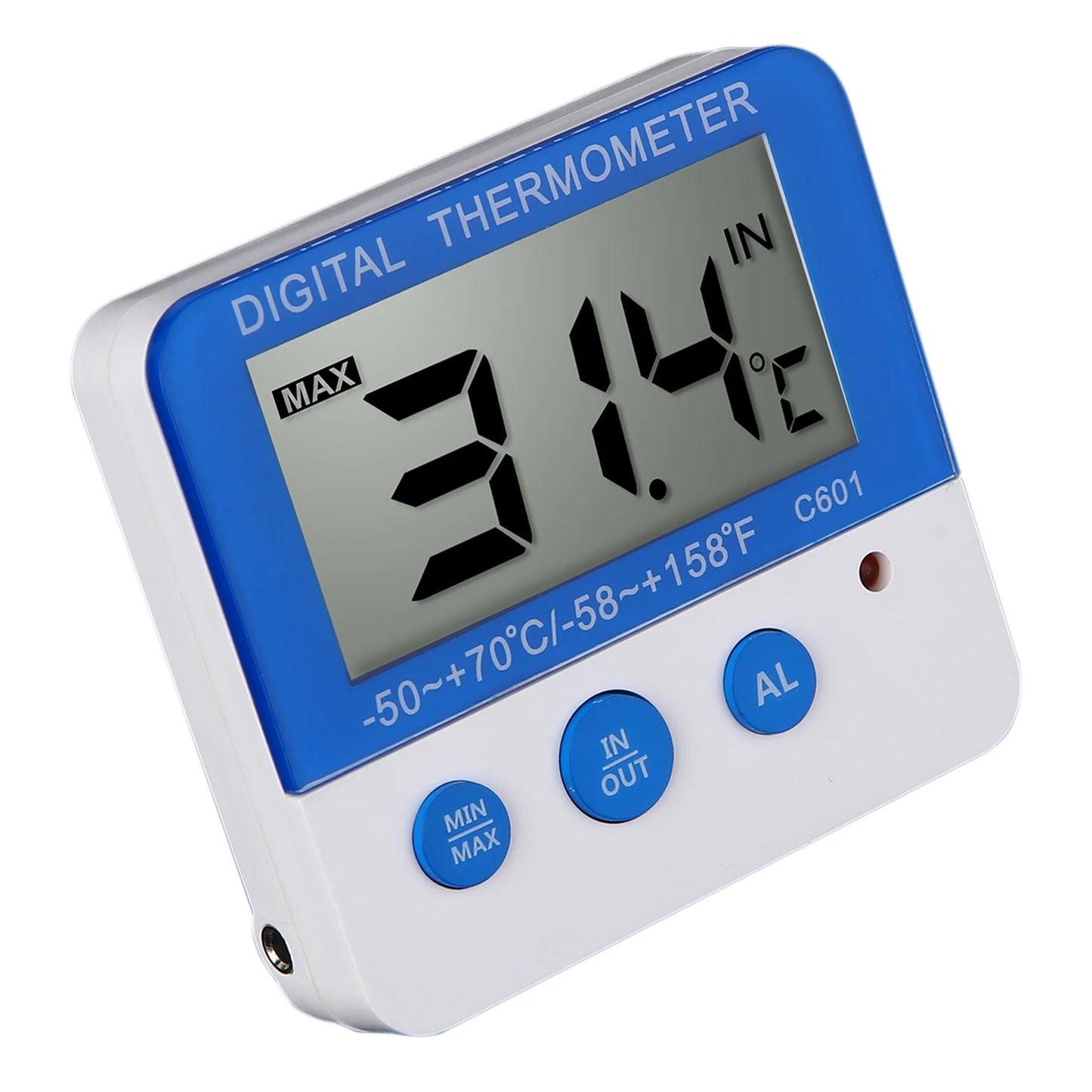 Digital Fridge Thermometer with Alarm and Max Min TemperatureLCD Display Digital Freezer Thermometer for Indoor Outdoor