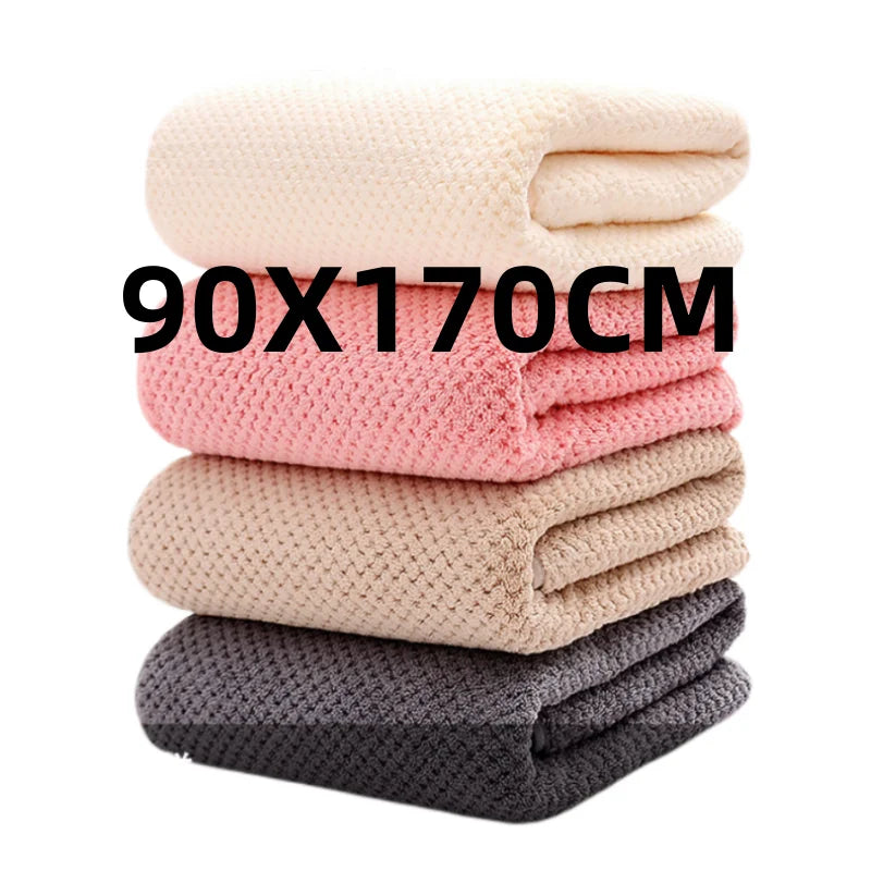 Bathing towel can be worn by women and can be wrapped around household items. Men are more than 100% cotton, absorbent and quick