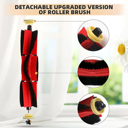 Compatible For Roborock S5 Max / S50 / S502 / S55 / S6 Pure / E4 Robot Vacuums Brush Filter Mop Part